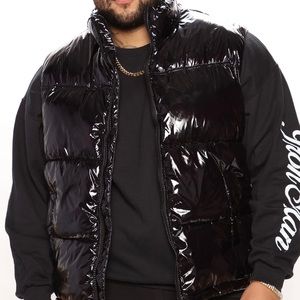 Fashion Nova Men - Caleb Puffer Vest (Black)